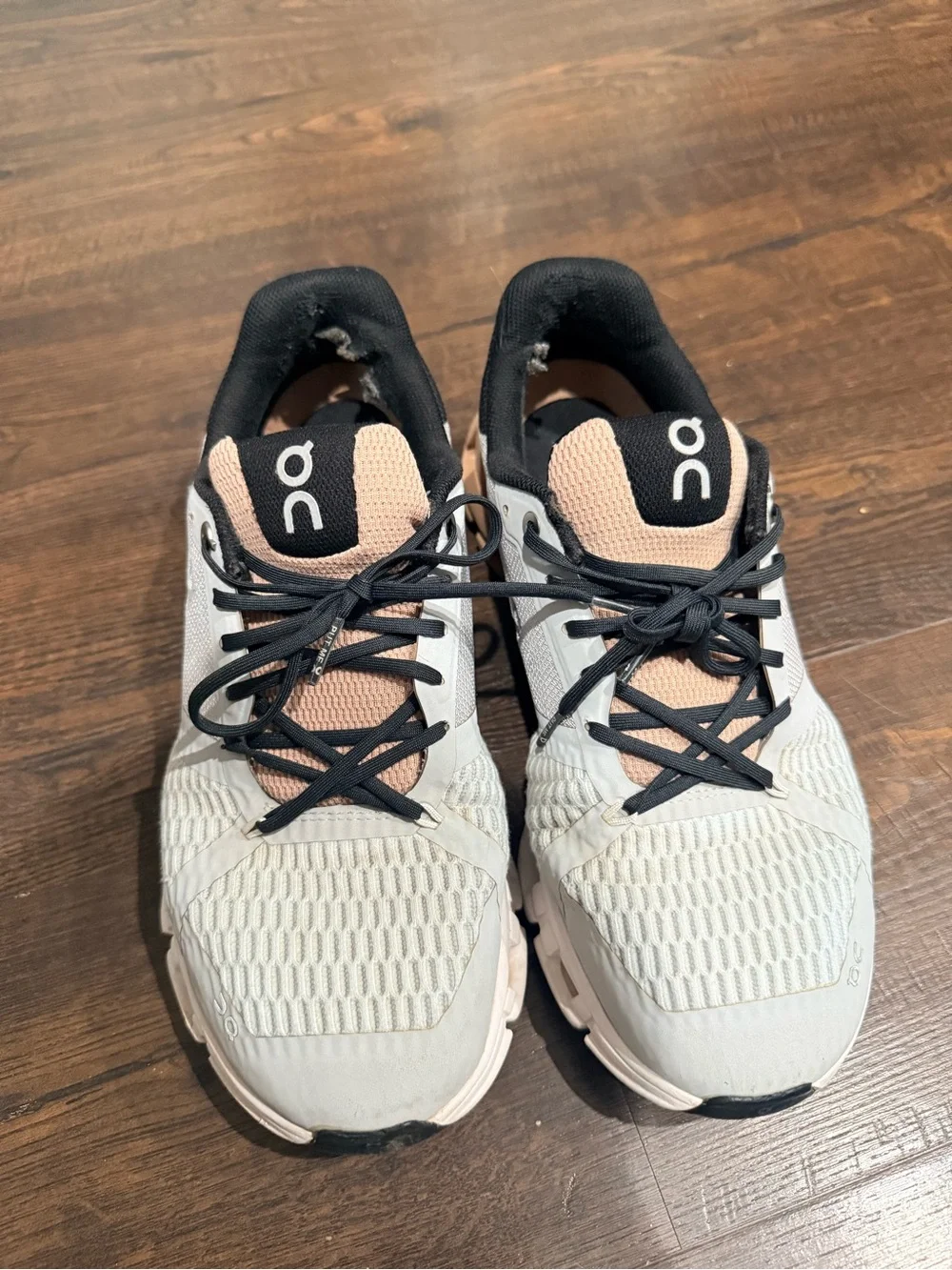 On Running Women's Sneakers in Light Gray and Tan